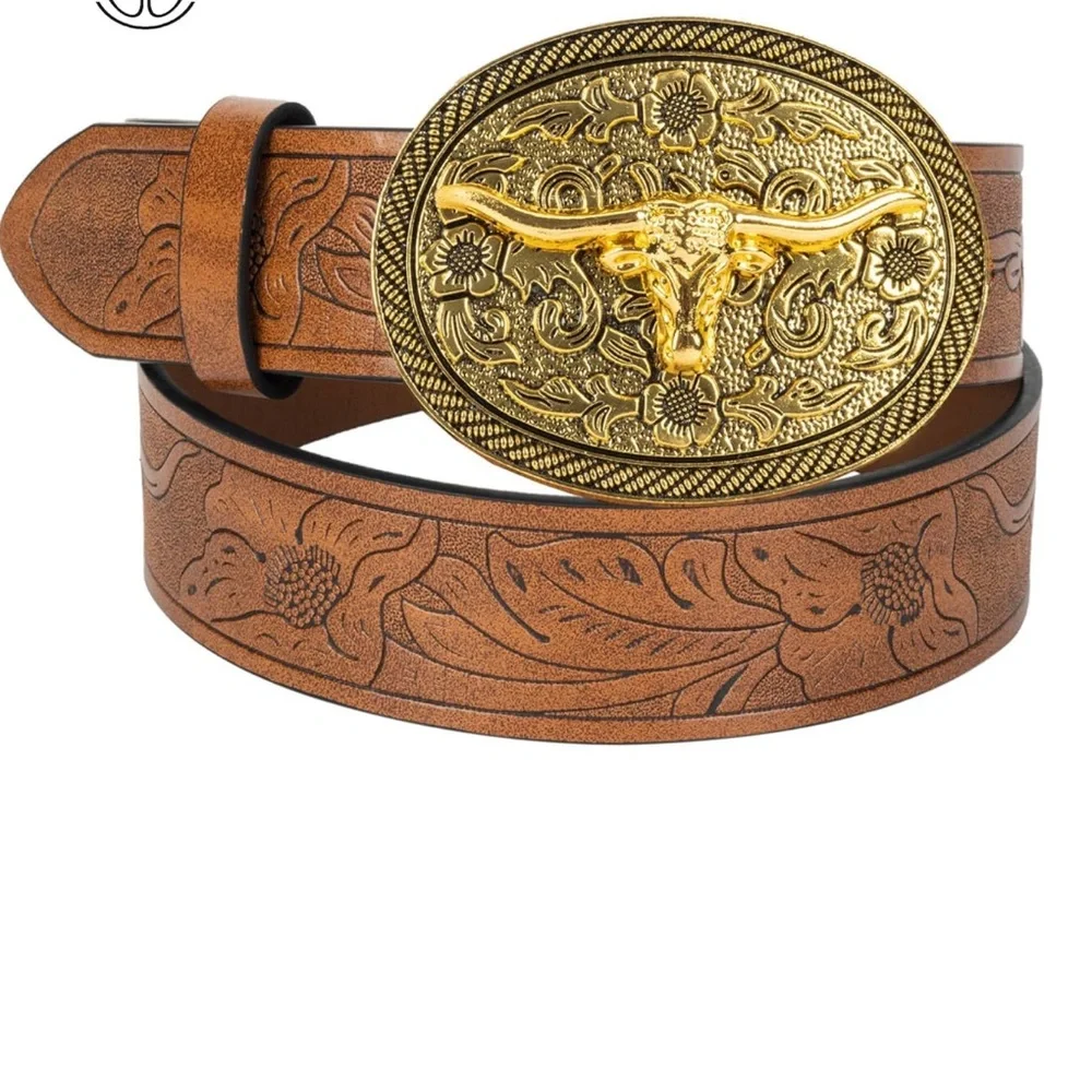 Cowgirl Belt Turquoise Concho Belt, Boho Western Belt, Vintage Style Oval